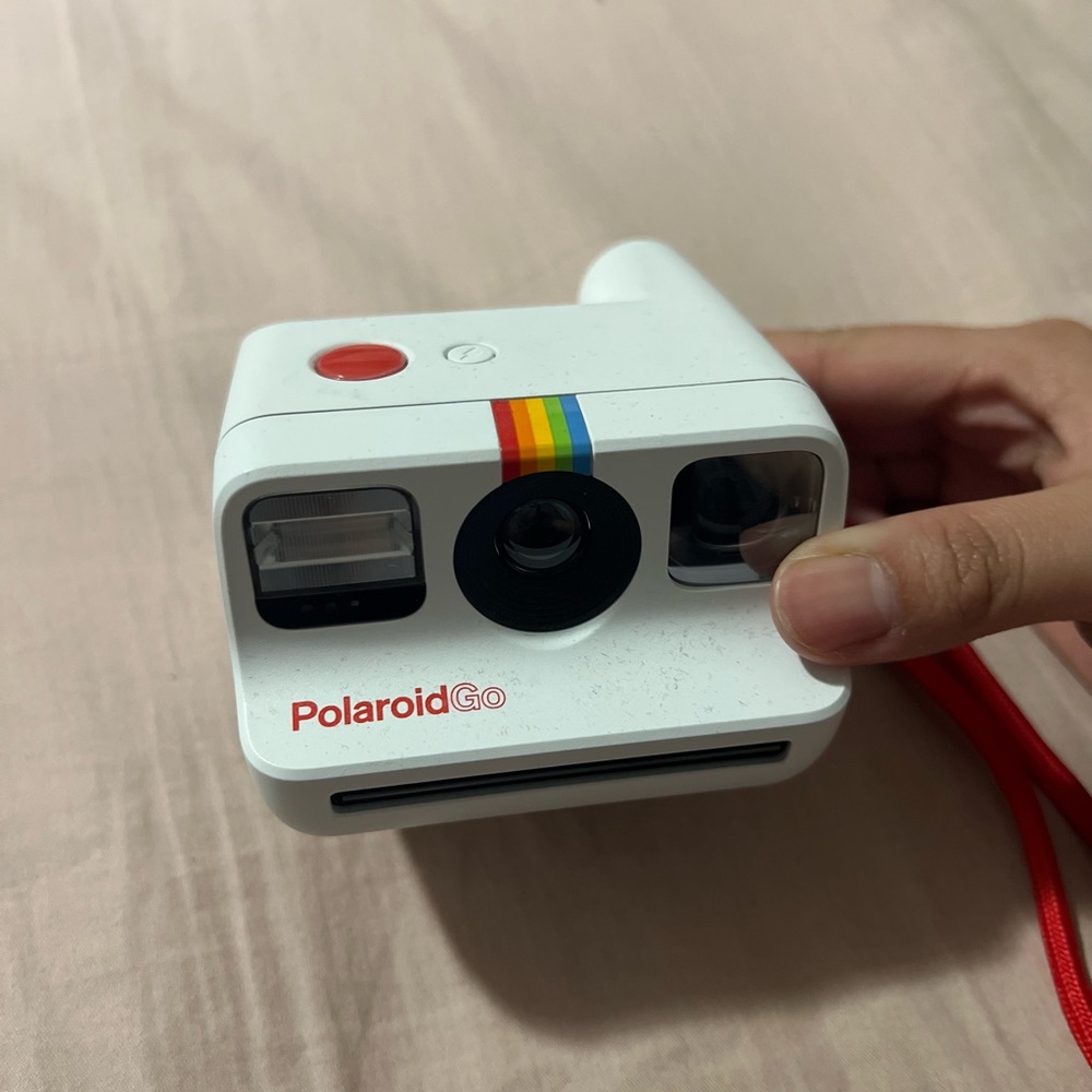 Polaroid White Instant Camera Film Photography